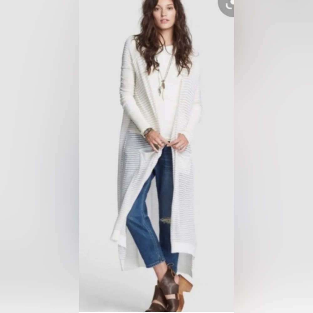 Free People sweater duster